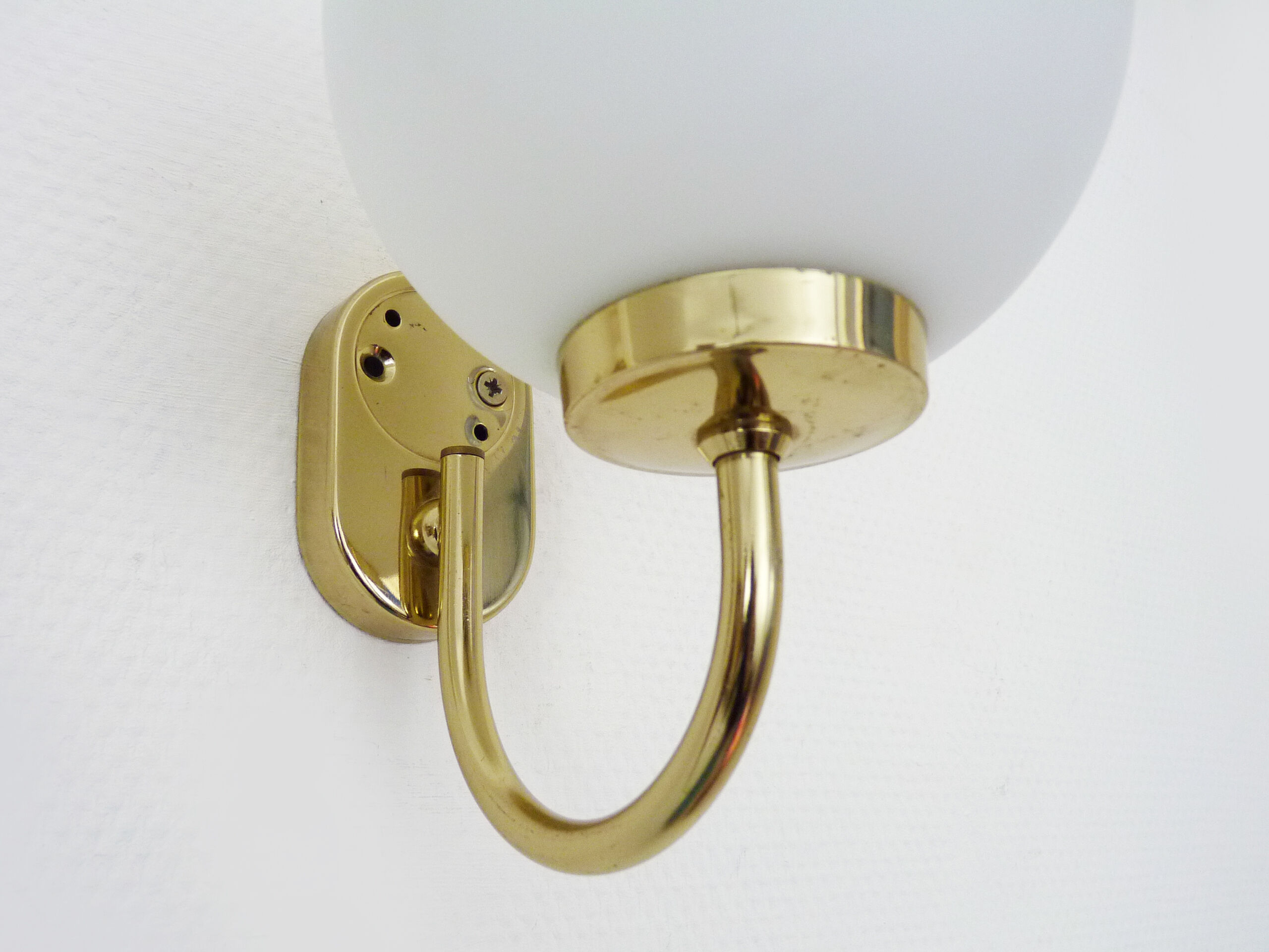 Pair of vintage German wall lamps, brand GS. Year 70 80