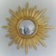 Miroir de sorcière soleil vintage 53 cm