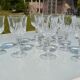 9 Arques crystal glasses, Auteuil and Louvre models