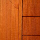 Vintage Scandinavian teak sideboard with five drawers