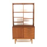 Scandinavian teak bookcase chest of drawers, Sweden, 1960