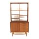 Commode-bibliothèque scandinave en teck, Suède, 1960