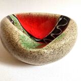 Ashtray or pocket emptier signed 60s Width 15.5 cm