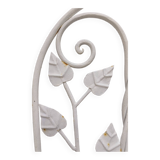 Sculptural Wrought Iron Garden Chairs with Tree Design 1950s Set of 5