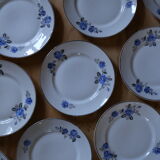 Service a dessert en porcelaine