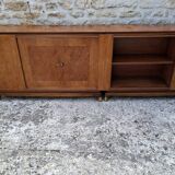 Enfilade vitrée en acajou, 1950