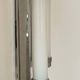 Pair of vintage wall lights, chromed metal, Italy 1970