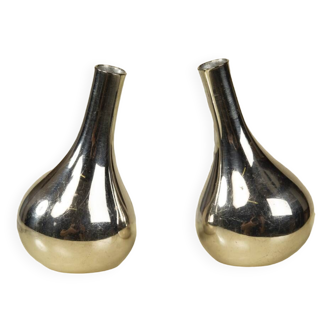 Pair of small Dansk Design candle holders