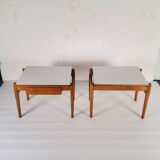 Wooden side table, Van Den Berghe-Pauvers, Belgium