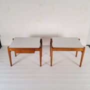 Wooden side table, Van Den Berghe-Pauvers, Belgium