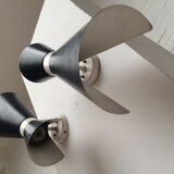 Elegant wall lamps by Stilnovo, anno 1950s (set of 2)