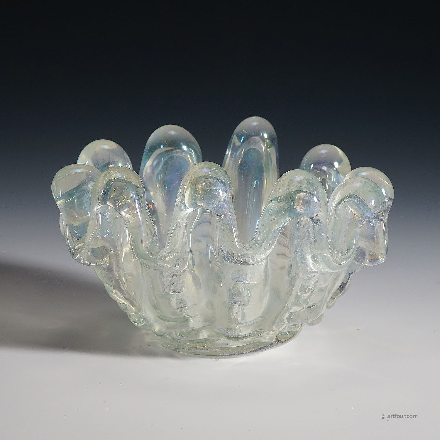 Ercole Barovier - Barovier & Toso 'A Grosse Costolature' bowl 1942