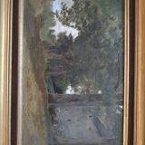 Huile sur planche