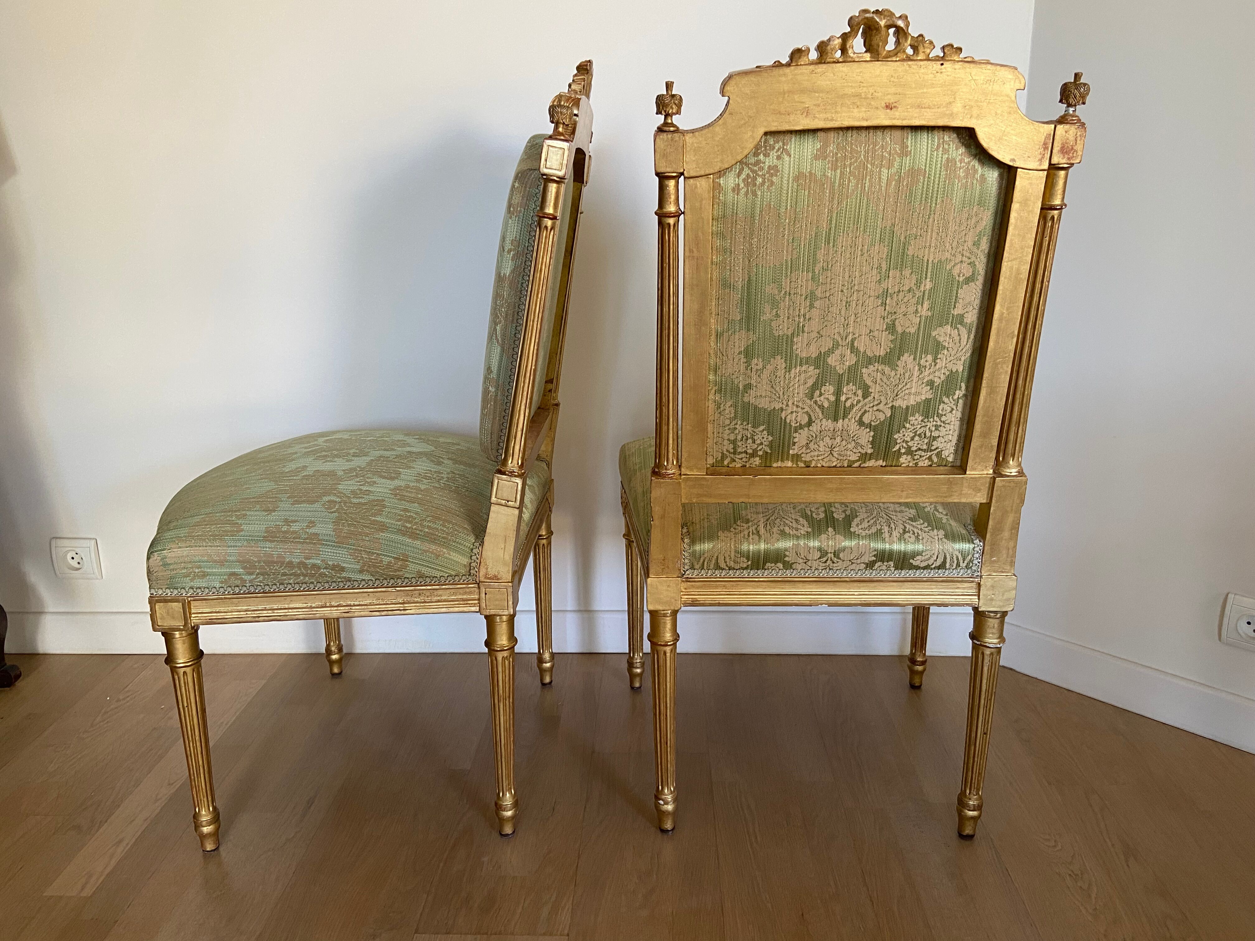 Napoleon III lounge set style louis XVI