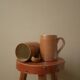 Mugs grès vintage céramique poterie handmade fabrication artisanale décoration campagne scandinave