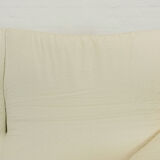 Maralunga 3-seat Sofa with Footrest in offwhite by Vico Magistretti for Cassina, Italy