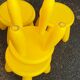 4 low canary yellow stools