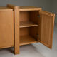 Large brustalist oak sideboard, Belgium.