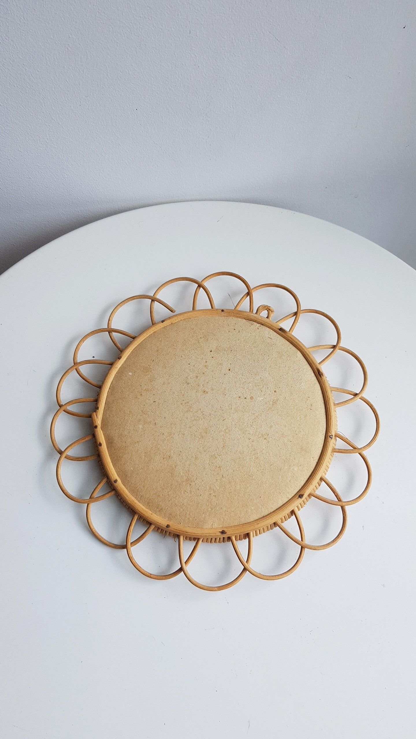 Mirror sun rattan