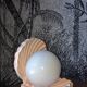 Lampe coquillage rose saumon