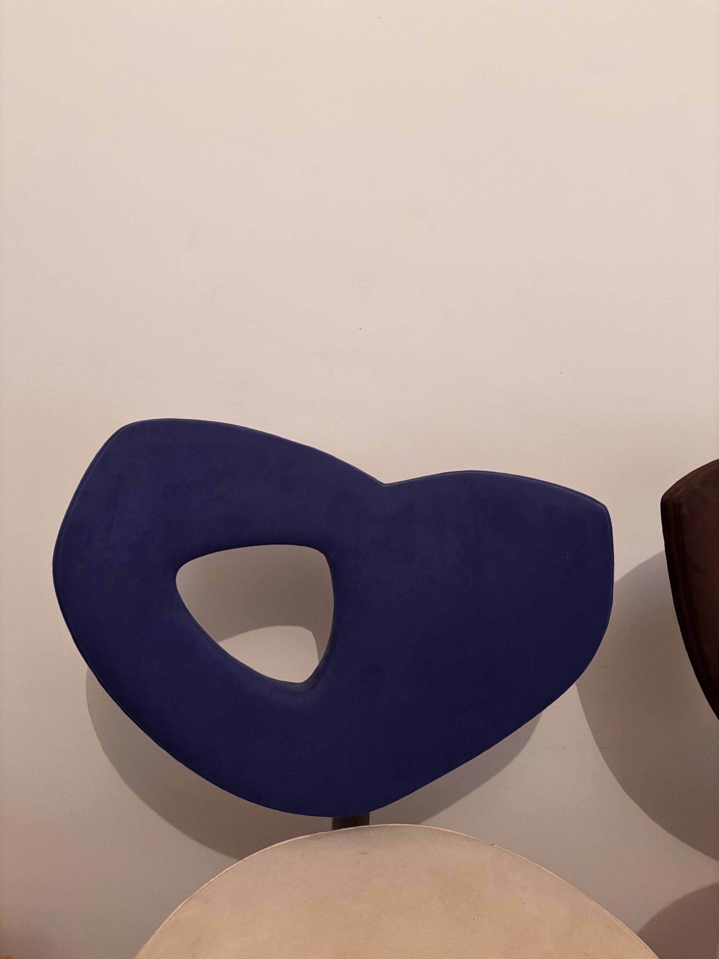 Set of 3 stools – Giorgio Saporiti for Il Loft – Italy, 1970s/80s