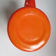 Pot en tôle émaillée avec couvercle- vintage