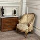 Miniature chest of drawers in mahogany veneer, 19th century
