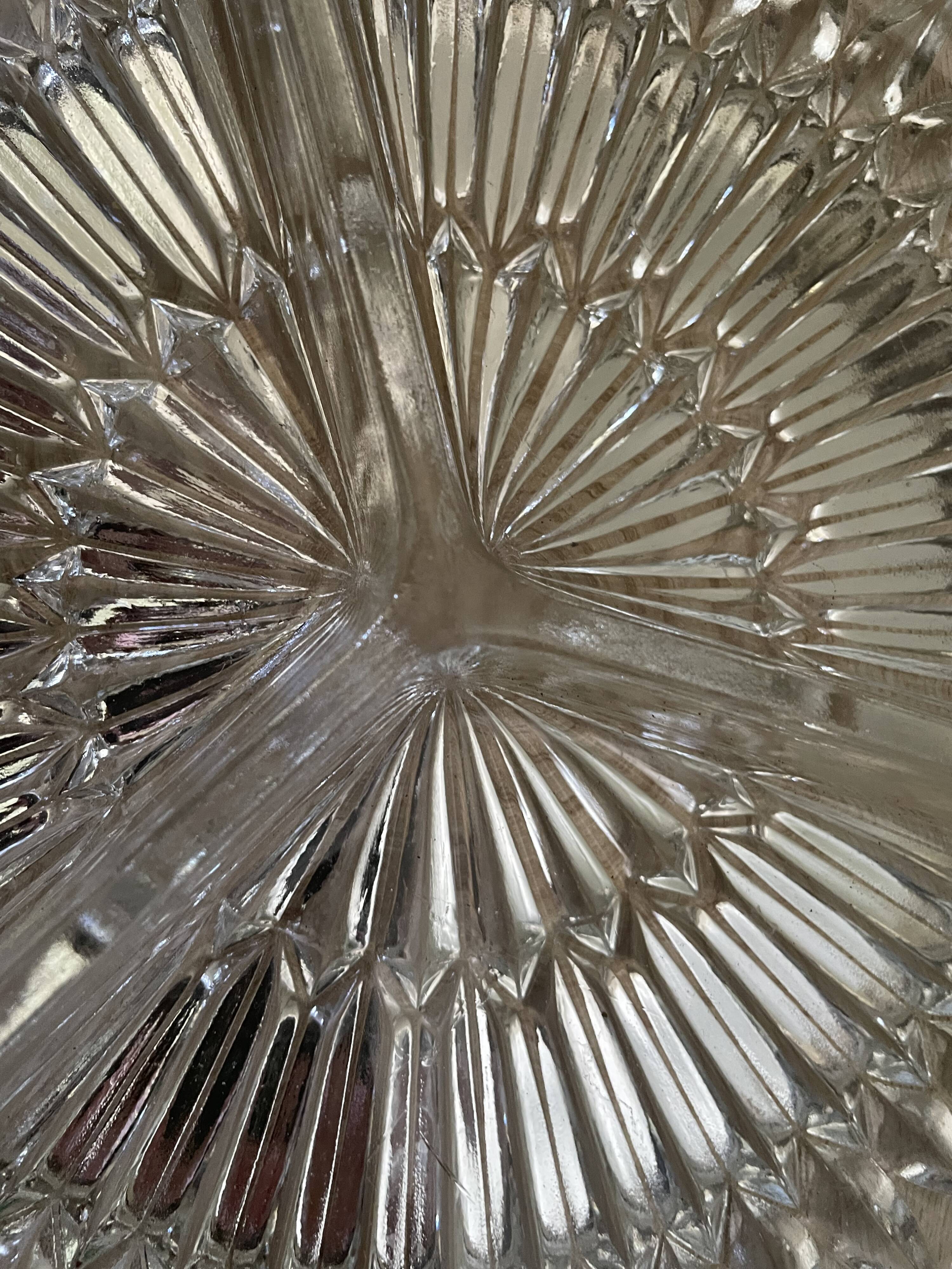 Glass and metal top - art nouveau