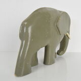 Art deco sculpture wood elephant,circa 1930's