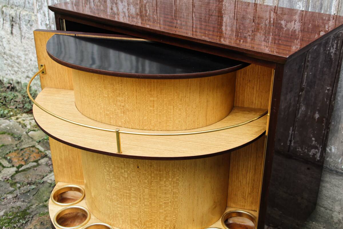 Swivel bar cabinet, 60s