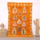 Tapis marocain vintage orange 153 x 228 cm - Authentique tapis berbère fait main