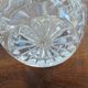 crystal wine decanter from Samabor, Czechoslovakia,