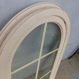 Arched window in pvc double glazing