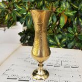 Small brass vase