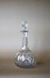 vintage carafe, crystal wine carafe, decanter, bar