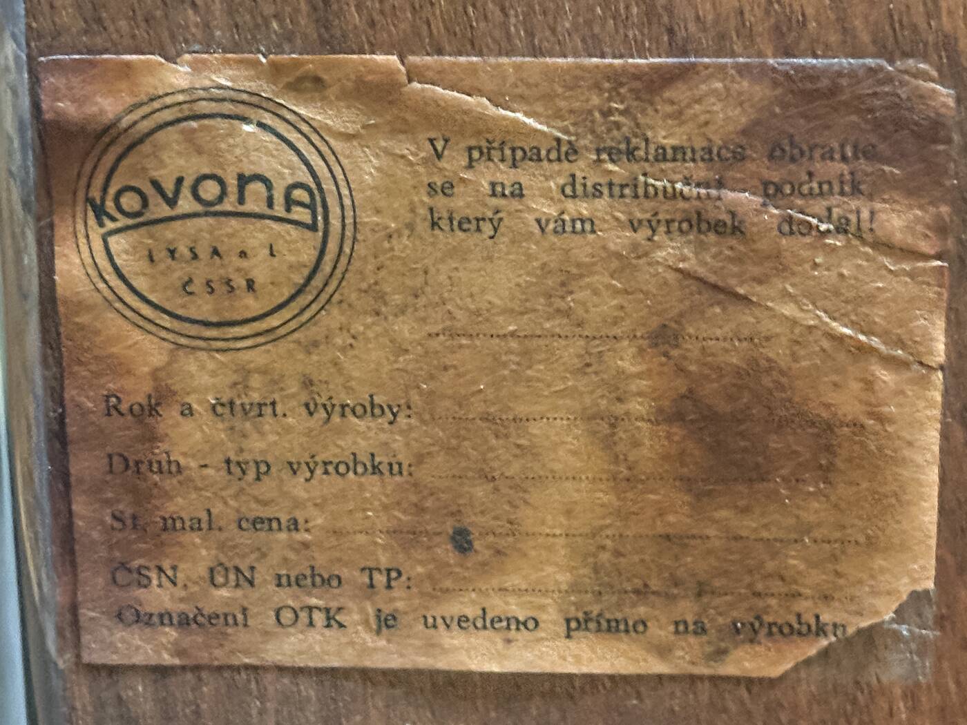 1930s bedside tables by Kovona