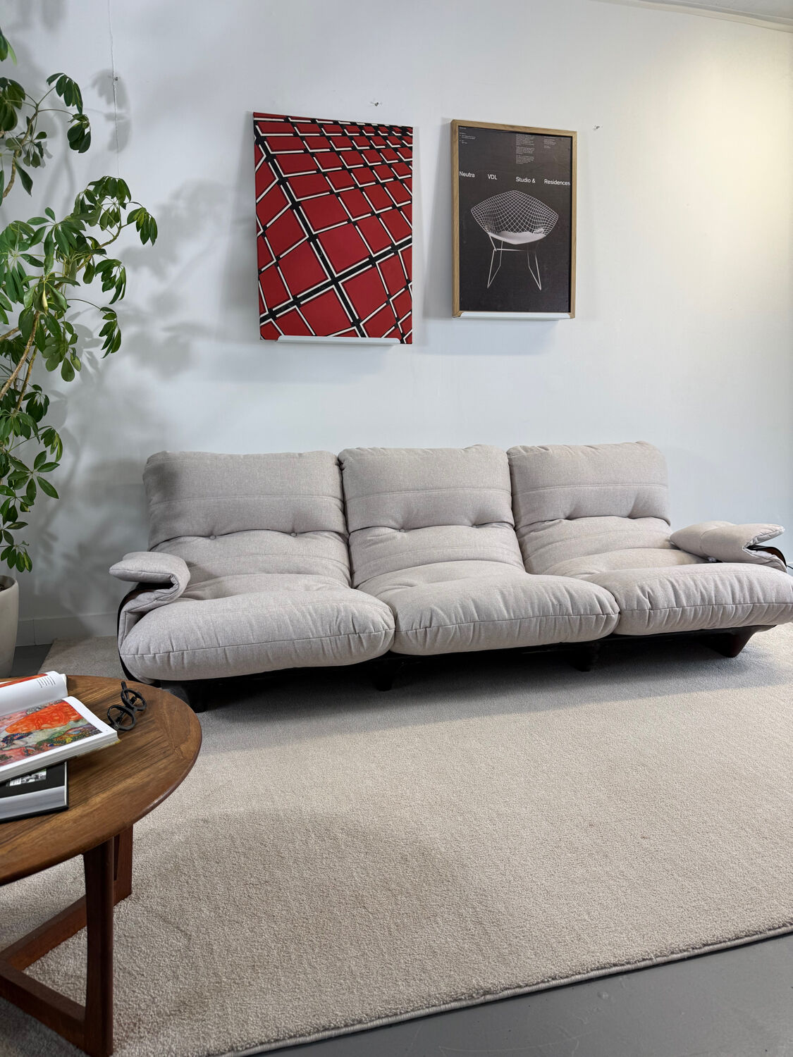 Marsala Michel Ducaroy 3-seater