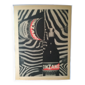 A Cinzano alcohol paper advertisement from a period magazine
