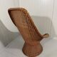 Vintage wicker chair 1970's