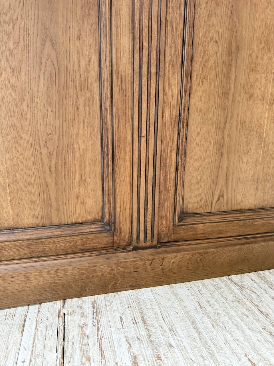 Oak and marble counter 1950