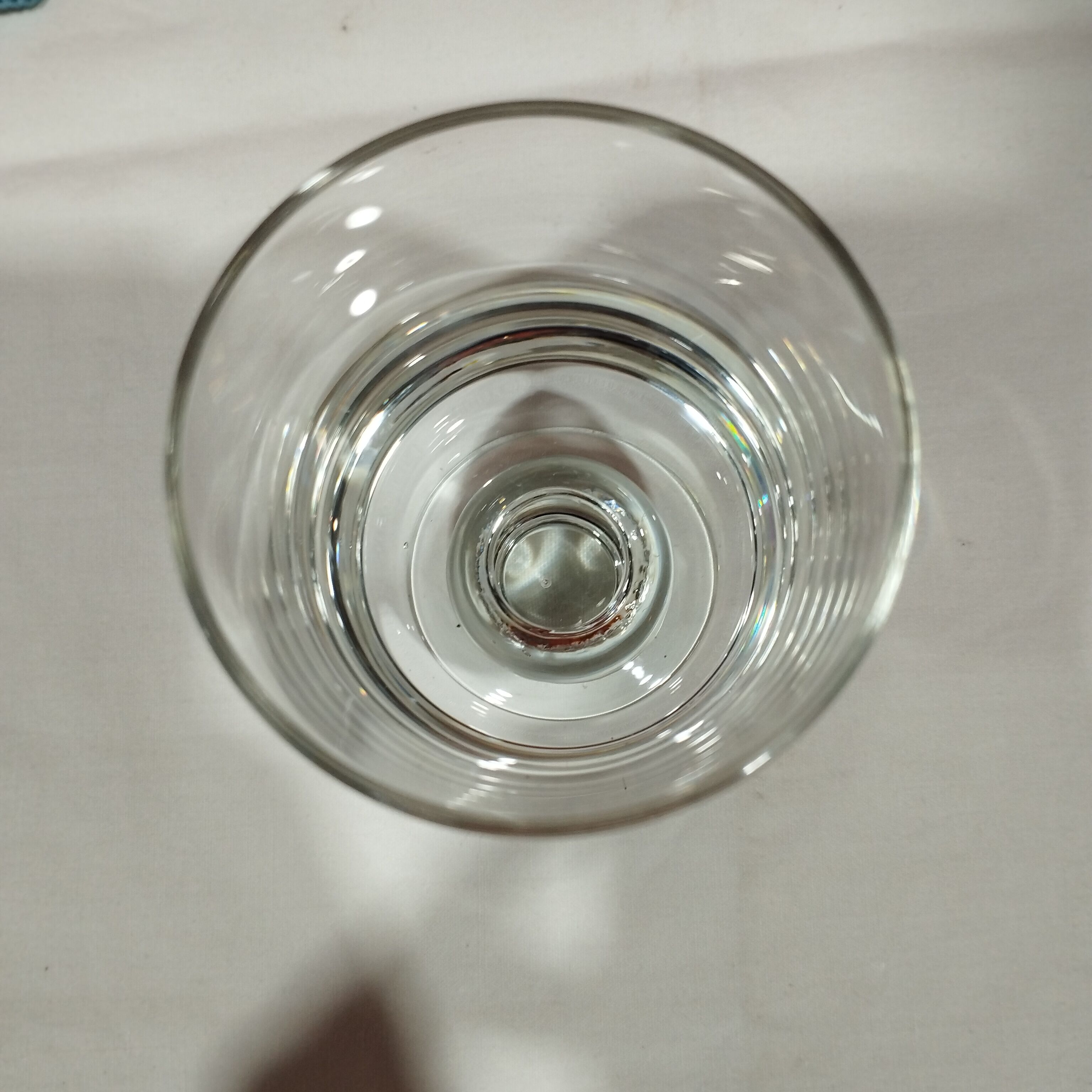 Set of 6 stemmed glasses from the 70s