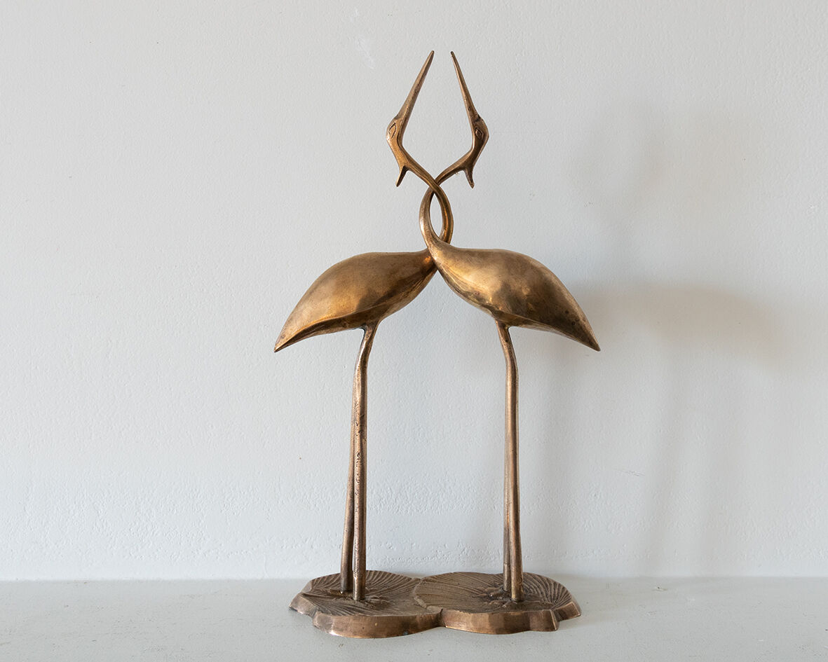 Brass herons