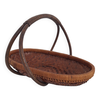 Panier en bambou vintage