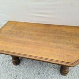 Gothic style console table in oak