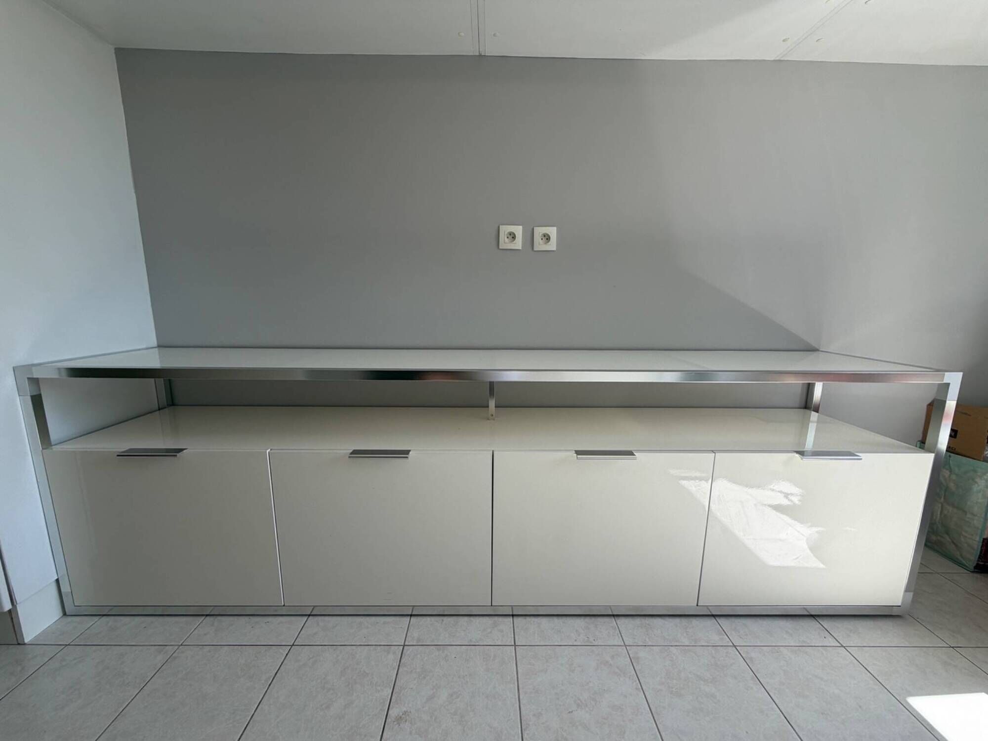 Buffet ligne roset dedicato par didier gomez – laqué blanc