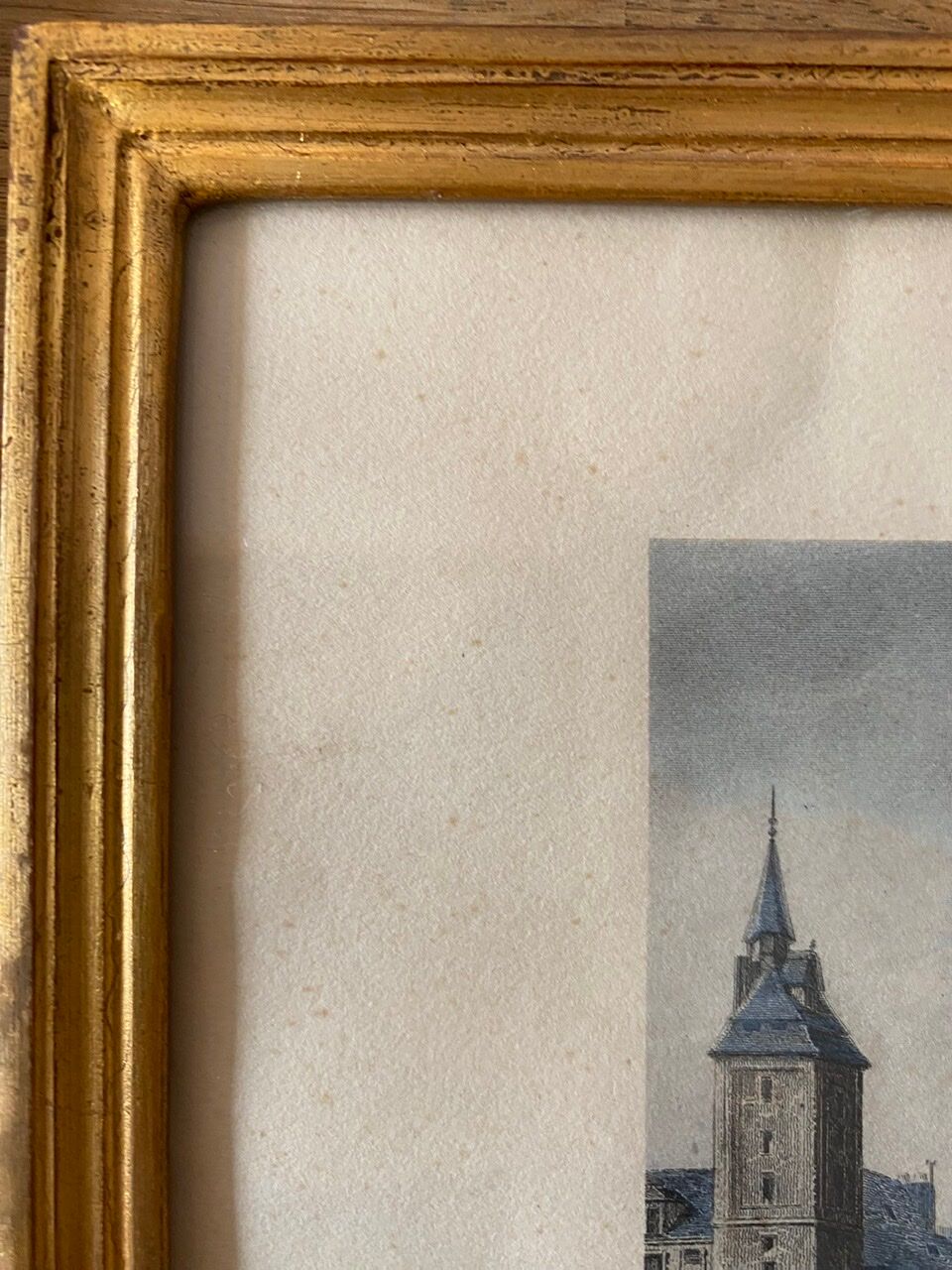 Color engraving, the bridge to change, Paris