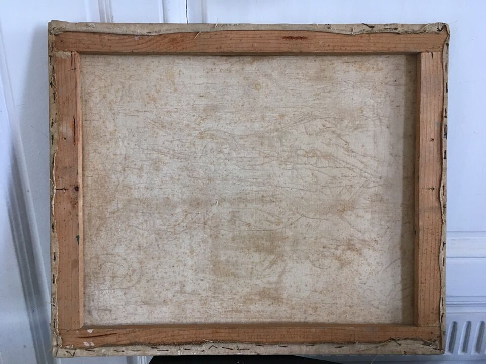 Painting oil XIX ieme