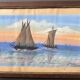 Marine at Sunset - Victor Contoux (19th Century) - Original Gouache