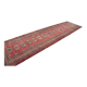 Tapis de couloir turc en laine rouge