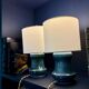 Pair of "Haddock" porcelain bedside lamps - 1950.